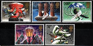 Великобритания, 1983, Рождество, Сказки, 5 марок